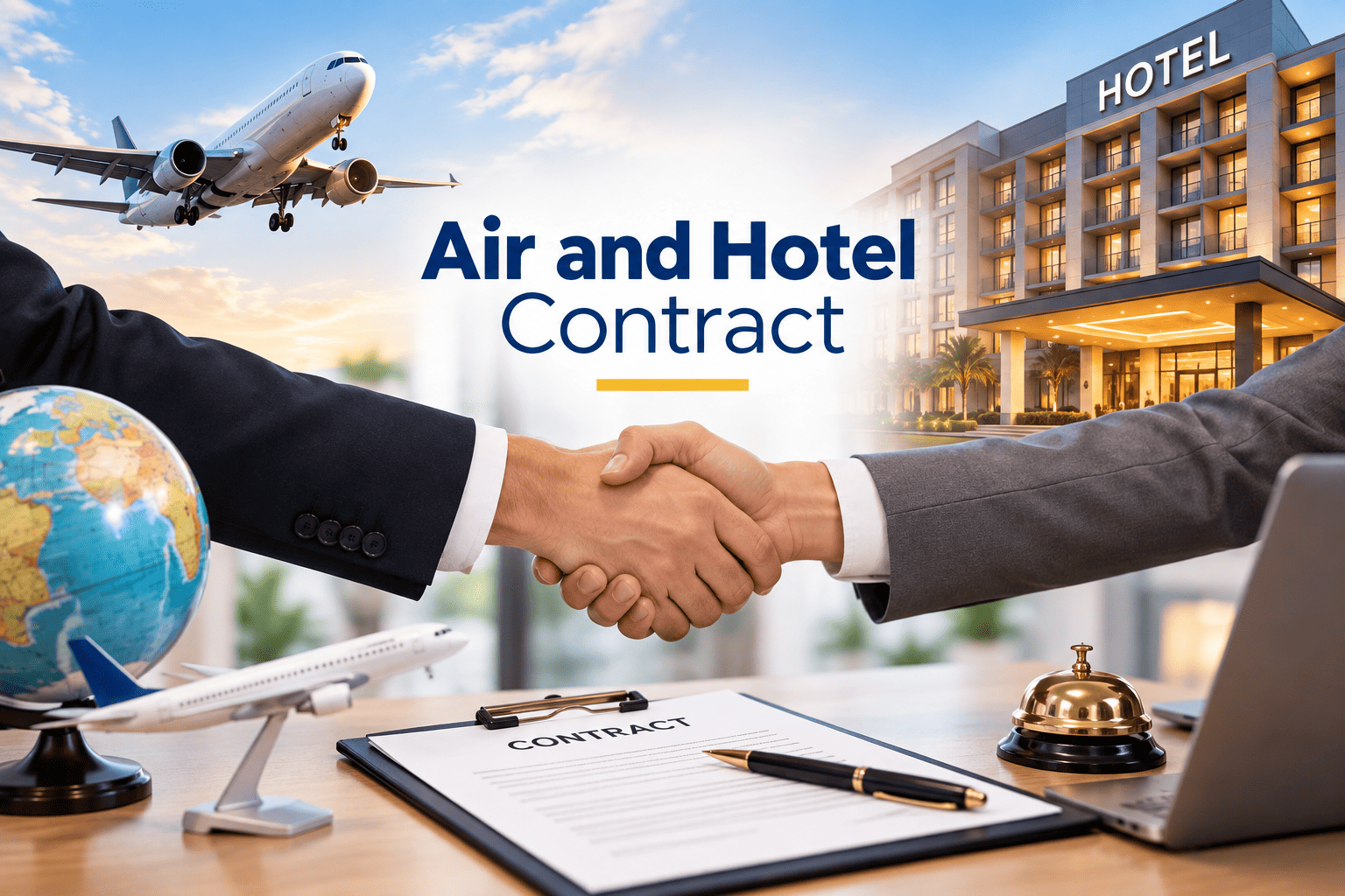 Air and hotel contract loading
